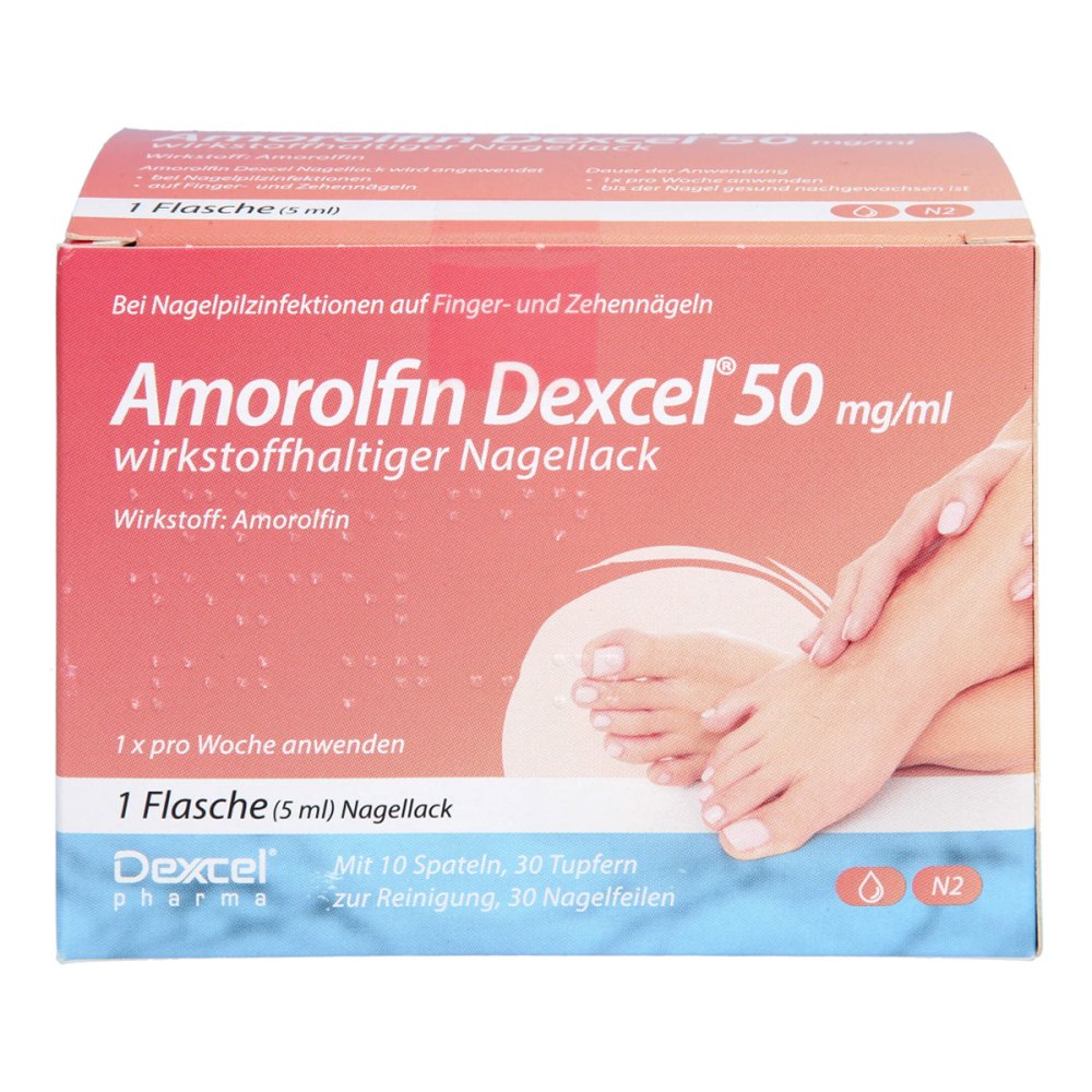Amorolfin Dexcel 50 Mg/Ml Wirkstoffhalt.Nagellack (5 ml)