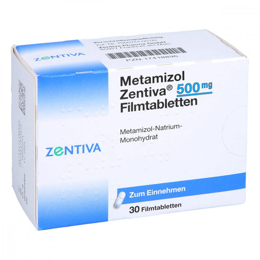 Metamizol Zentiva 500 Mg Filmtabletten (30 stk)