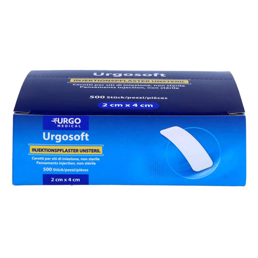 Das Produktfoto zeigt Urgosoft Injektionspflaster 2x4 Cm (500 stk) PZN 17419795