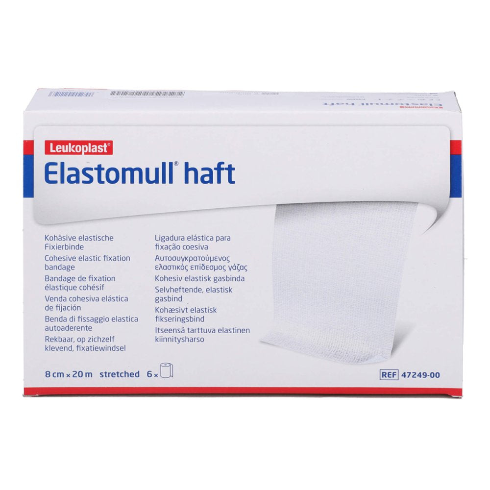 Elastomull Haft 8 Cmx20 M Fixierbinde (6 stk)