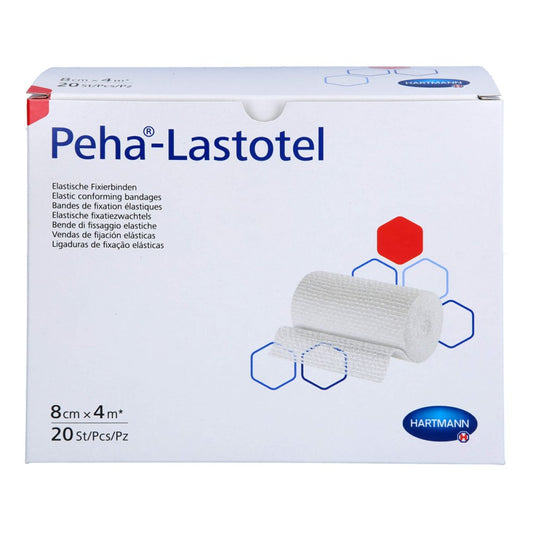 Das Produktfoto zeigt Peha-Lastotel Fixierbinde 8 Cmx4 M (20 stk) PZN 17435133