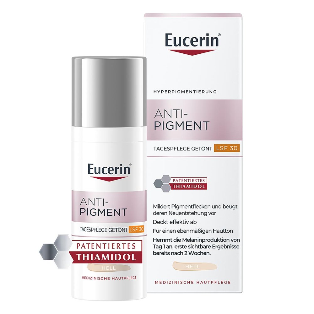 Eucerin Anti-Pigment Tag Getönt Hell Lsf 30 (50 ml)