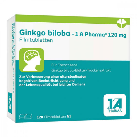 Ginkgo Biloba-1a Pharma 120 Mg Filmtabletten (120 stk)