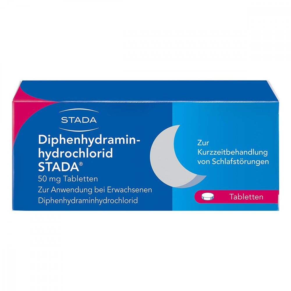 Diphenhydraminhydrochlorid Stada 50 Mg Tabletten (20 stk)