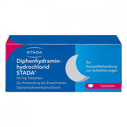 Diphenhydraminhydrochlorid Stada 50 Mg Tabletten (20 stk)