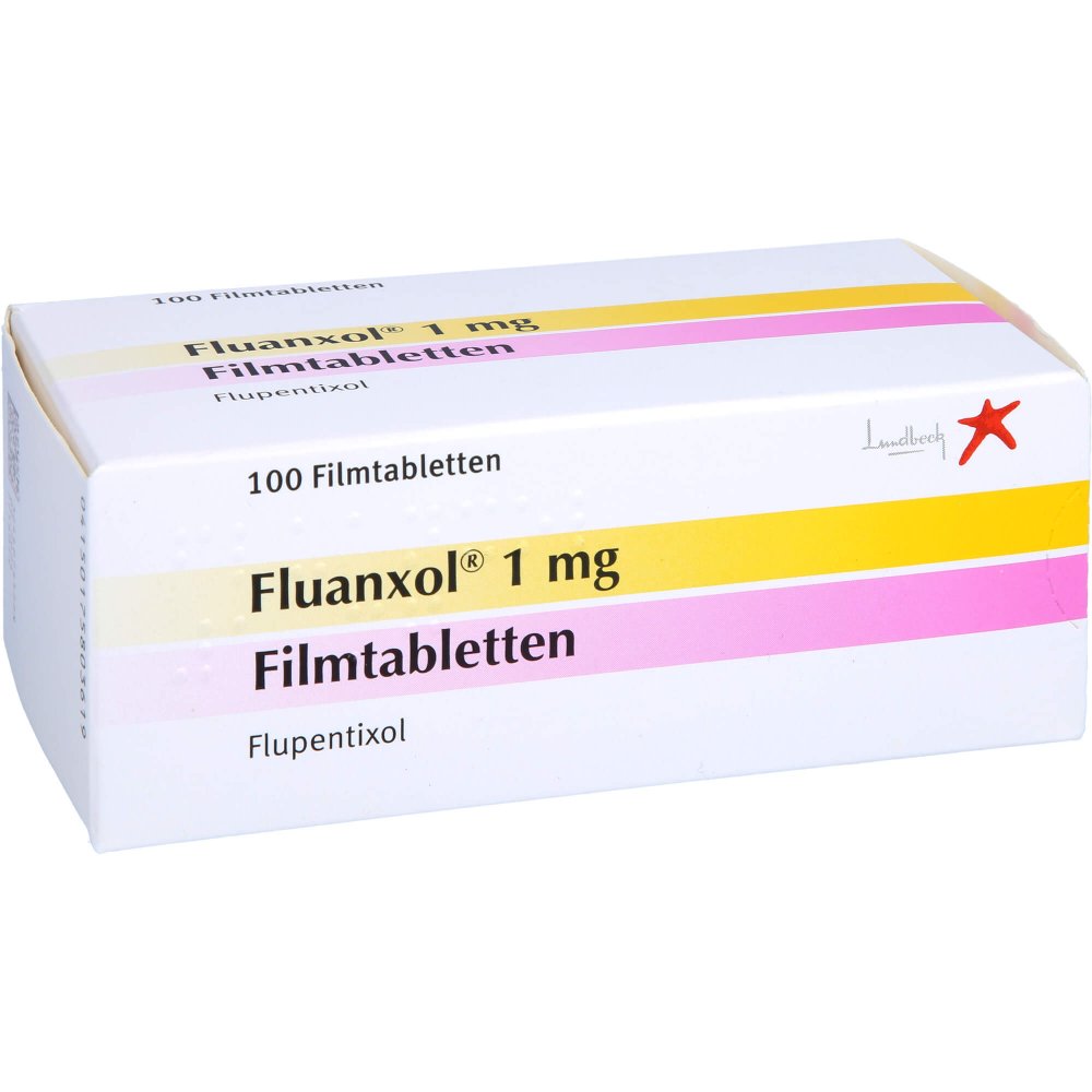 Das Produktfoto zeigt Fluanxol 1 Mg Filmtabletten (100 stk) PZN 17580361
