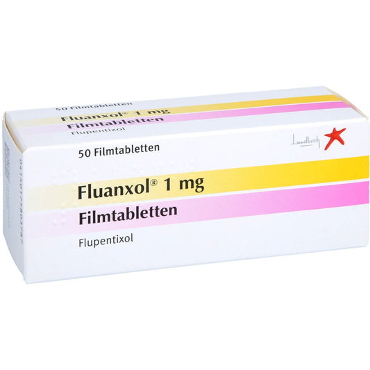 Das Produktfoto zeigt Fluanxol 1 Mg Filmtabletten (50 stk) PZN 17580378