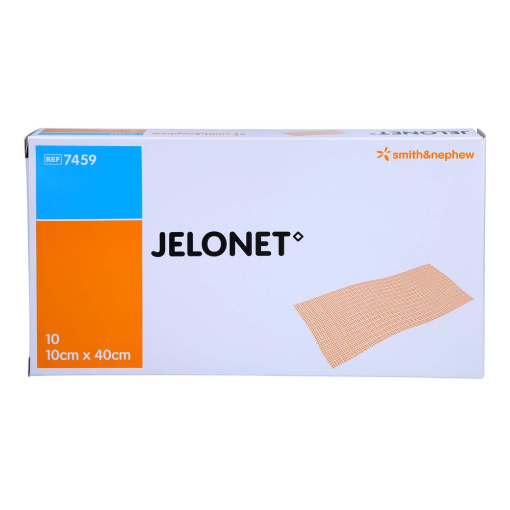 Das Produktfoto zeigt Jelonet Paraffingaze 10x40 Cm Steril (10 stk) PZN 17606391