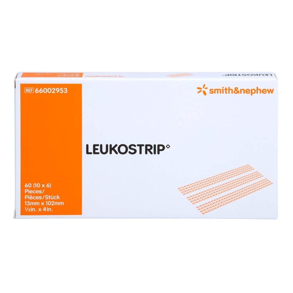 Das Produktfoto zeigt Leukostrip Wundnahtstreifen 13x102 Mm (10X6 stk) PZN 17606422