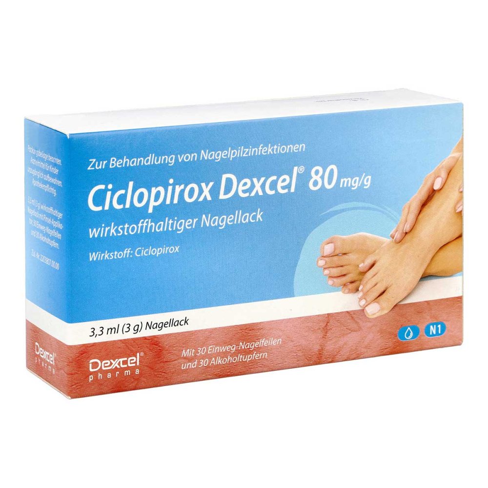 Ciclopirox Dexcel 80 Mg/G Wirkstoffhalt.Nagellack (3.3 ml)