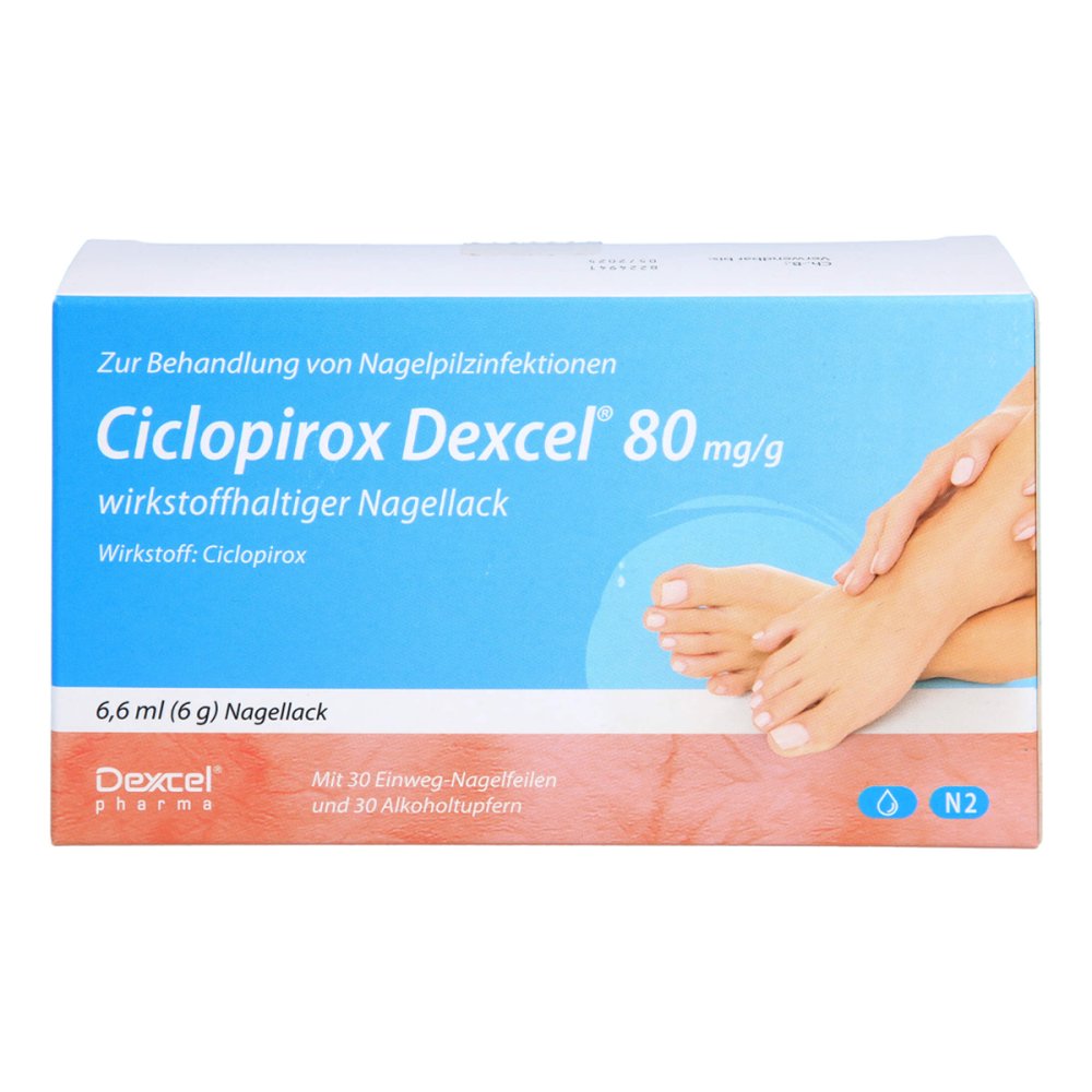 Ciclopirox Dexcel 80 Mg/G Wirkstoffhalt.Nagellack (6.6 ml)