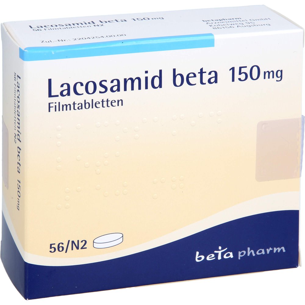 Lacosamid Beta 150 Mg Filmtabletten (56 stk)