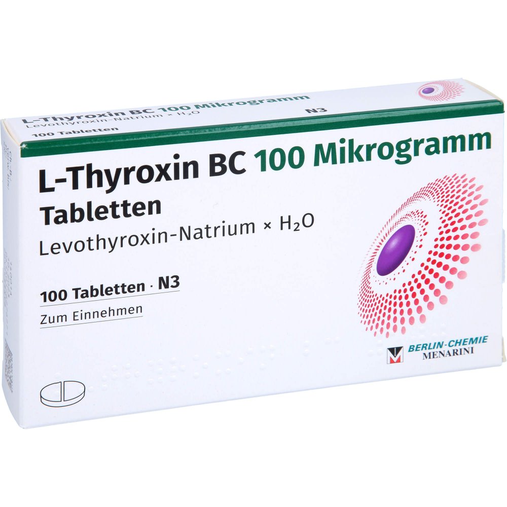 L-Thyroxin Bc 100 Mikrogramm Tabletten (100 stk)