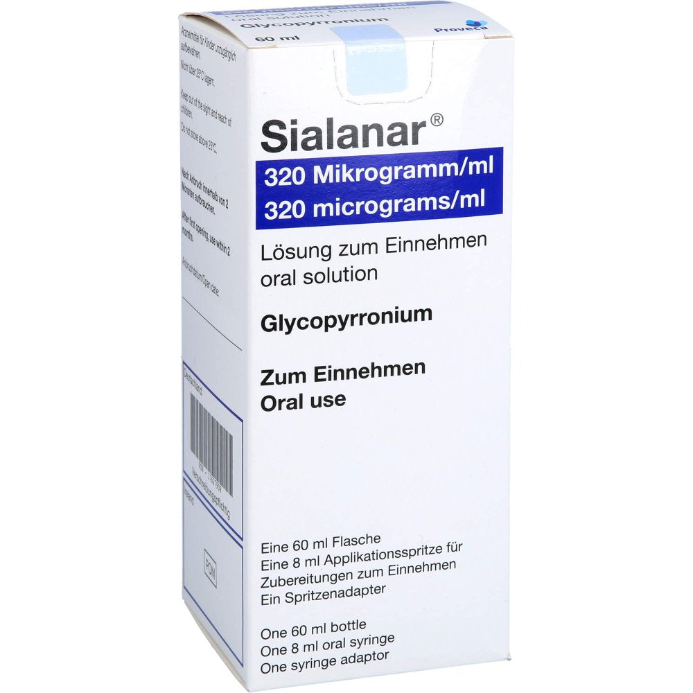 Das Produktfoto zeigt Sialanar 320 Mikrogramm/Ml Lösung Zum Einnehmen (60 ml) PZN 17627909