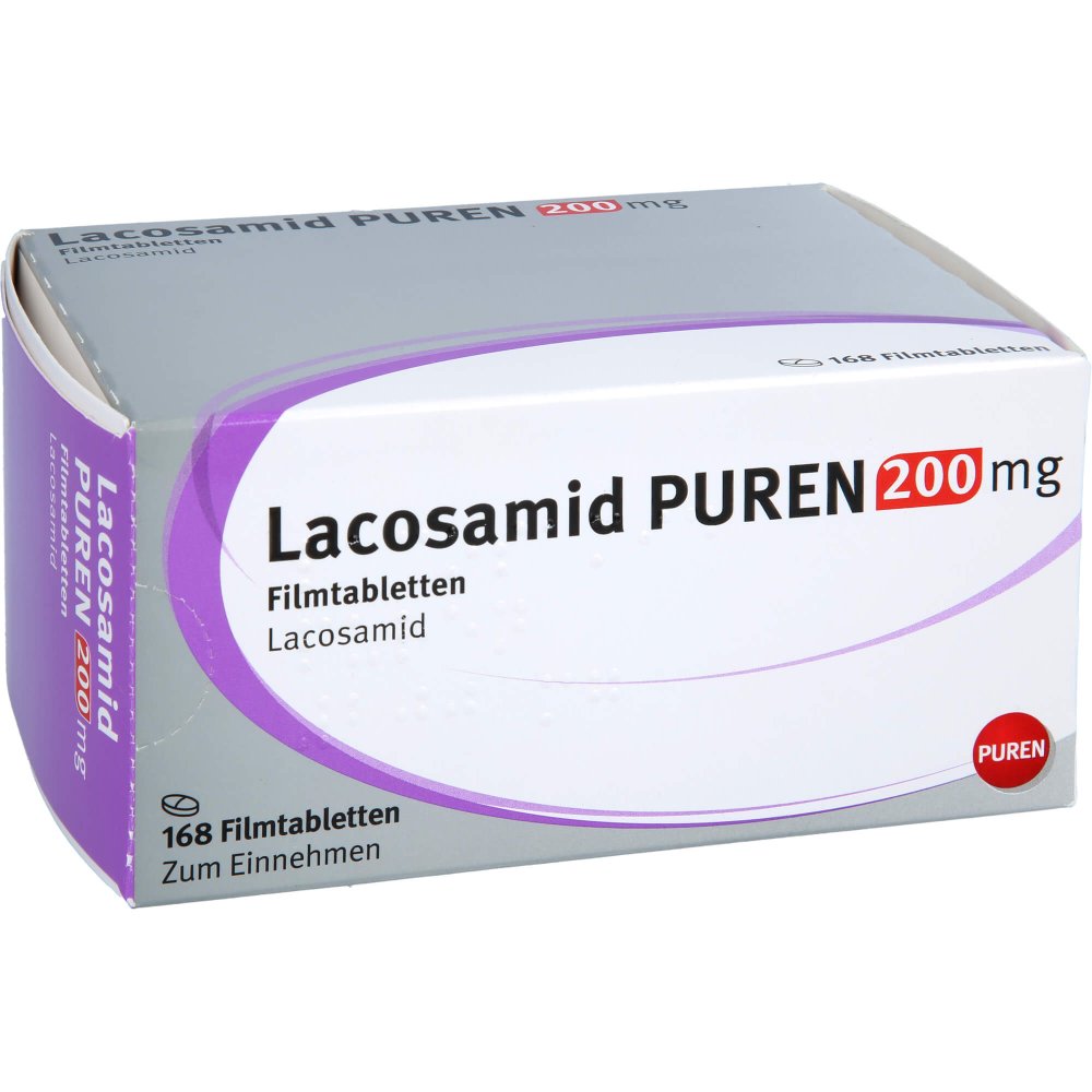 Lacosamid Puren 200 Mg Filmtabletten (168 stk)
