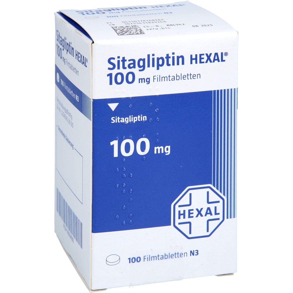Sitagliptin Hexal 100 Mg Filmtabletten Dose (100 stk)