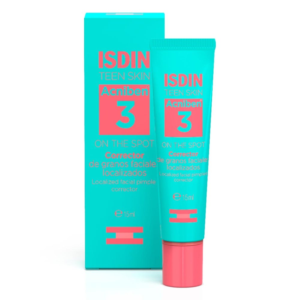 Das Produktfoto zeigt Isdin Acniben Teen On The Spot (15 ml) PZN 17823651