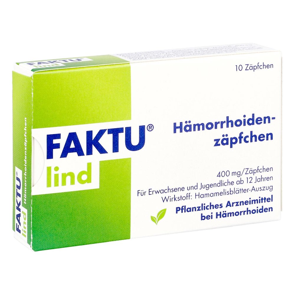 Faktu Lind Hämorrhoidenzäpfchen (10 stk)