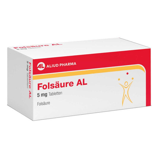 Folsäure Al 5 Mg Tabletten (100 stk)