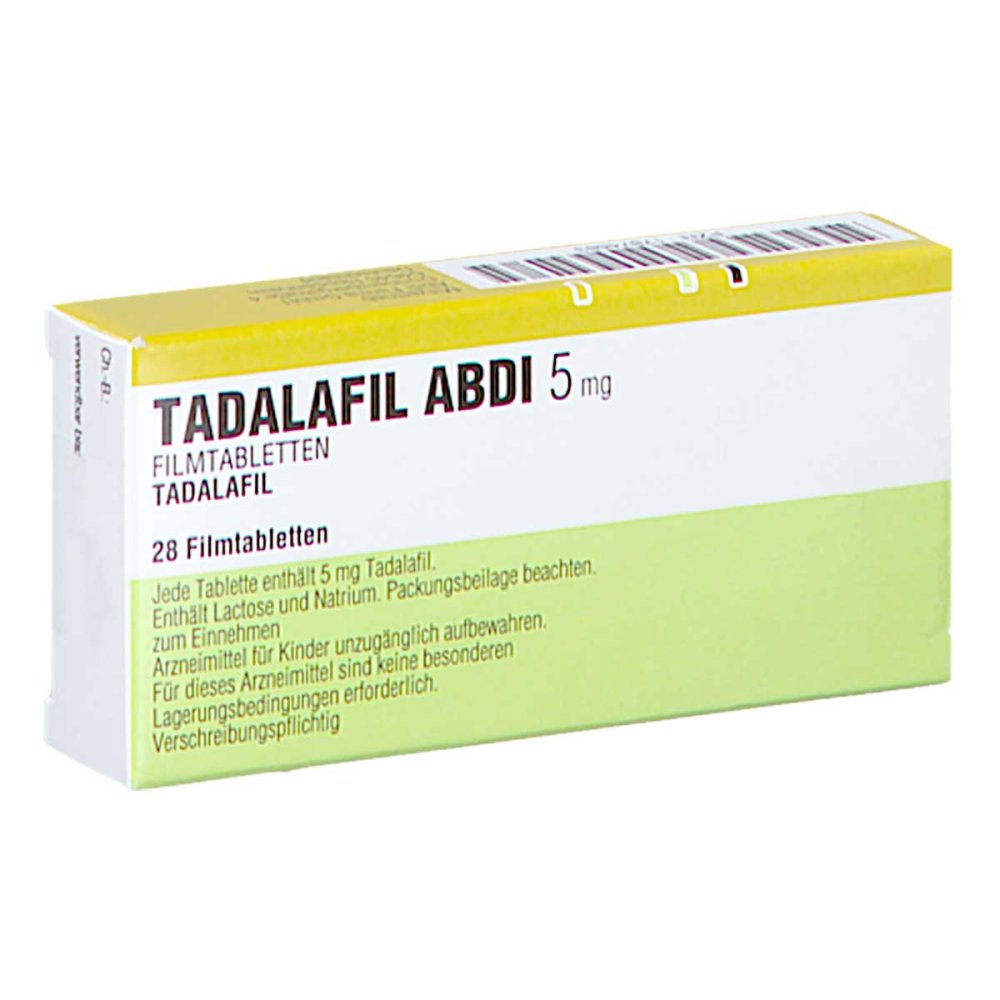 Tadalafil Abdi 5 Mg Filmtabletten (28 stk)