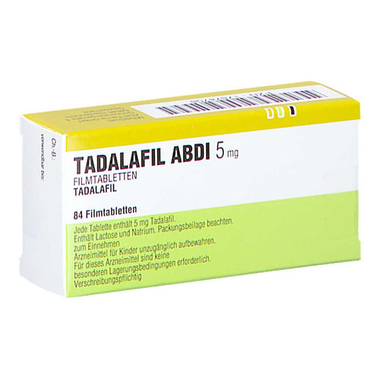 Tadalafil Abdi 5 Mg Filmtabletten (84 stk)