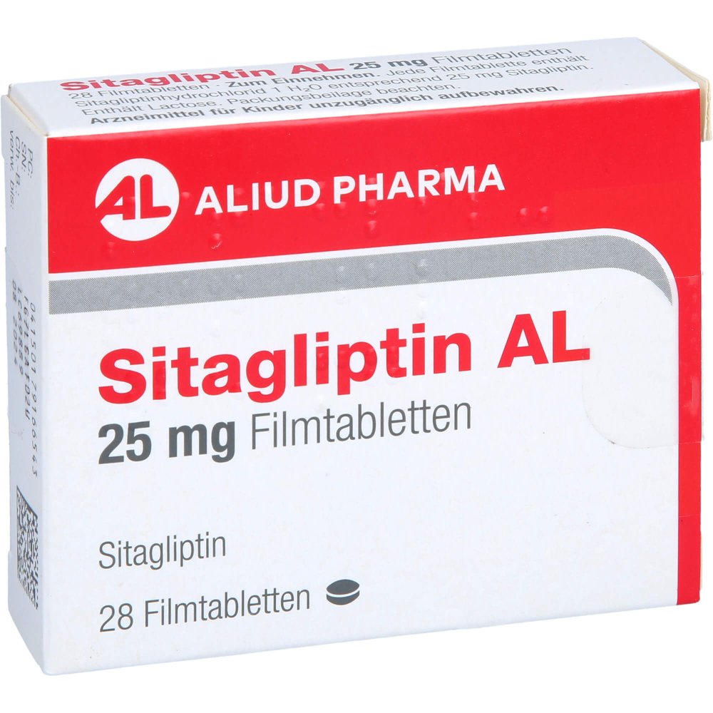 Sitagliptin Al 25 Mg Filmtabletten (28 stk)