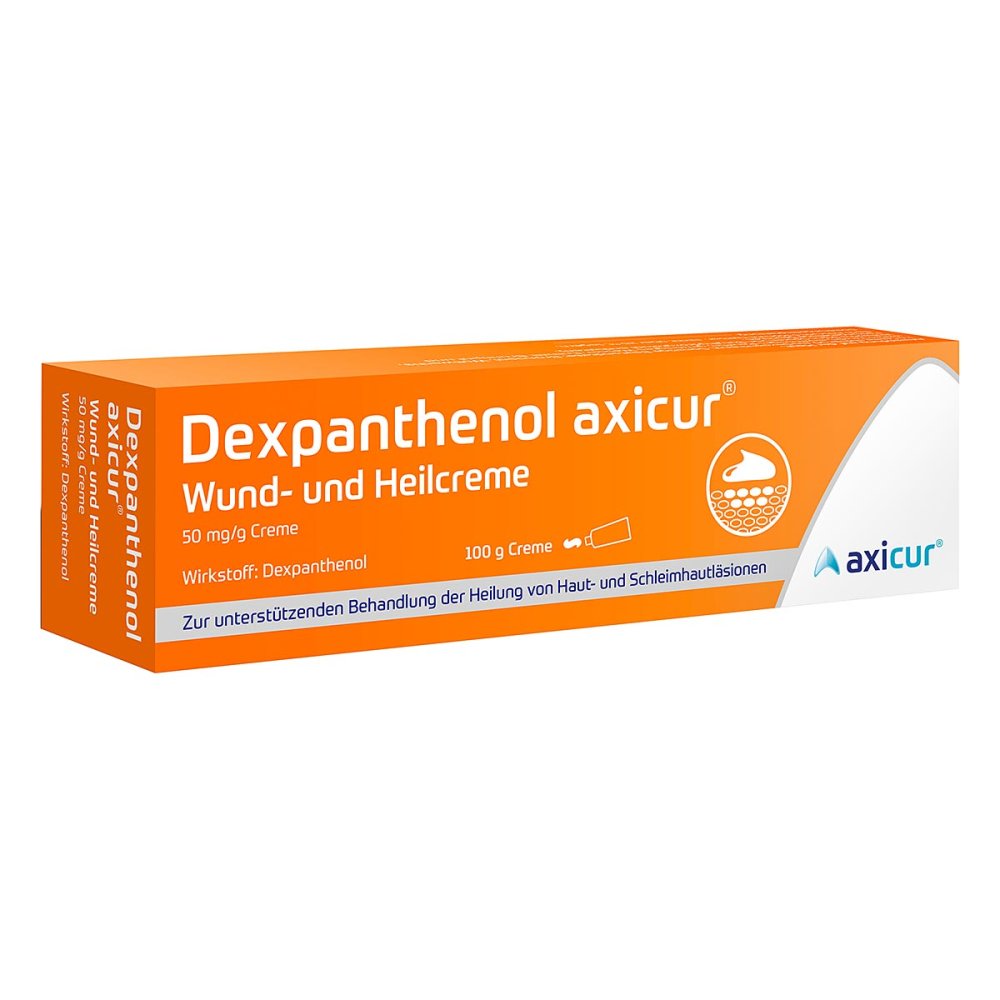 Dexpanthenol Axicur Wund- Und Heilcreme 50 Mg/G (100 g)