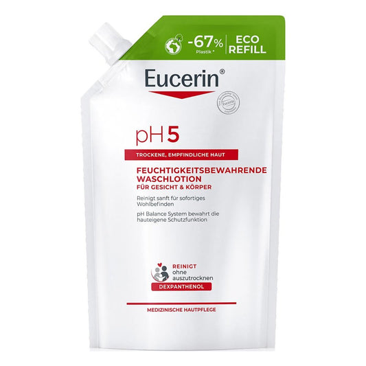 Das Produktfoto zeigt Eucerin Ph5 Waschlotion Empfindliche Haut Nachfüll (400 ml) PZN 17929757