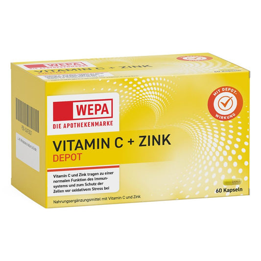 Wepa Vitamin C+Zink Kapseln (60 stk)
