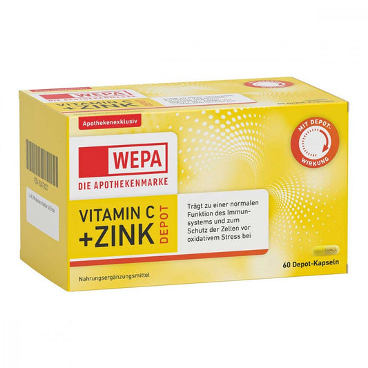 Wepa Vitamin C+Zink Kapseln (60 stk)