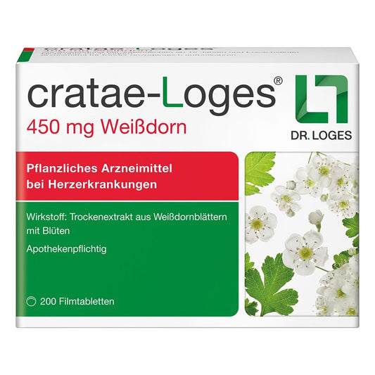 Cratae-Loges 450 Mg Weißdorn Filmtabletten (200 stk)