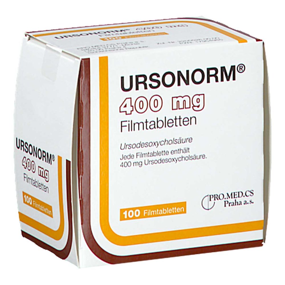 Das Produktfoto zeigt Ursonorm 400 Mg Filmtabletten (100 stk) PZN 17954985