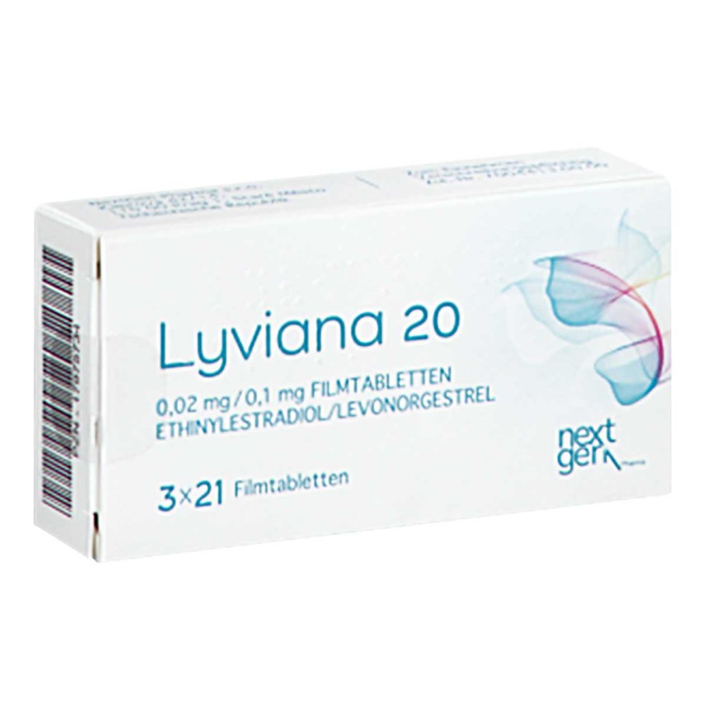 Lyviana 20 0,02 Mg/0,1 Mg Filmtabletten (3X21 stk)