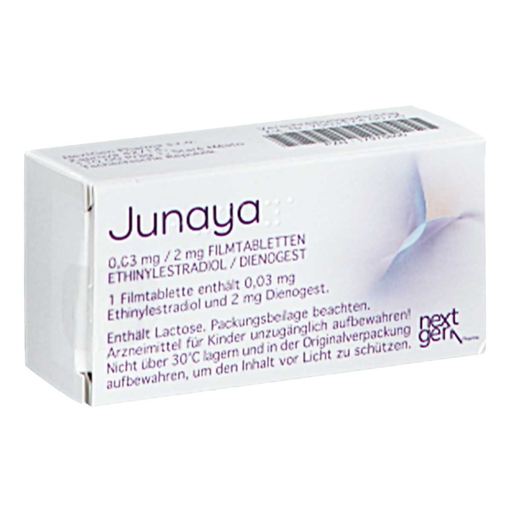 Junaya 0,03 Mg/2 Mg Filmtabletten (6X21 stk)