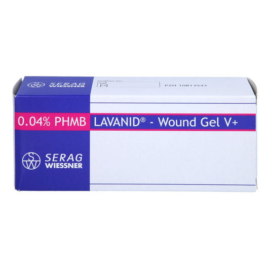 Das Produktfoto zeigt Lavanid Wundgel V+ Höhere Viskosität (40 g) PZN 17993011