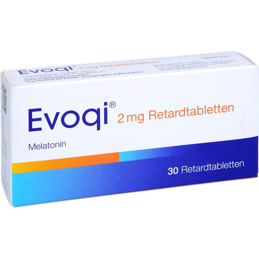 Das Produktfoto zeigt Evoqi 2 Mg Retardtabletten (30 stk) PZN 18055438