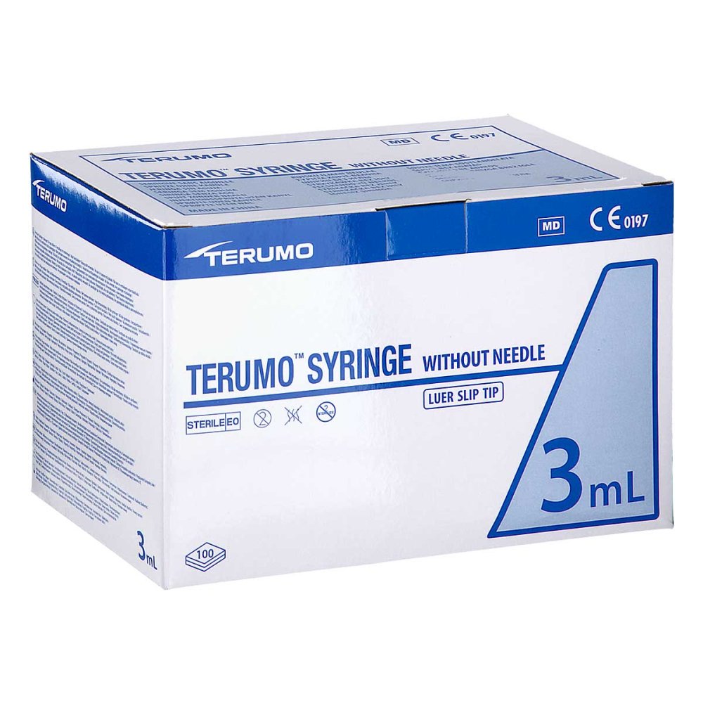 Terumo Spritze 2,5 Ml 3tlg.Luer Zen.Mds-Serie (100 stk)