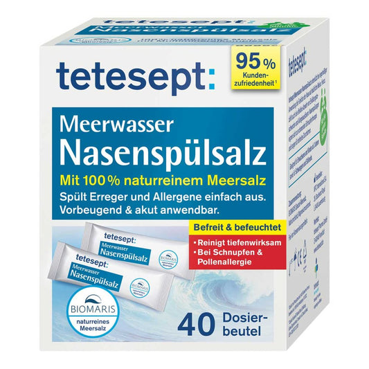 Tetesept Meerwasser Nasenspülsalz (40 stk)
