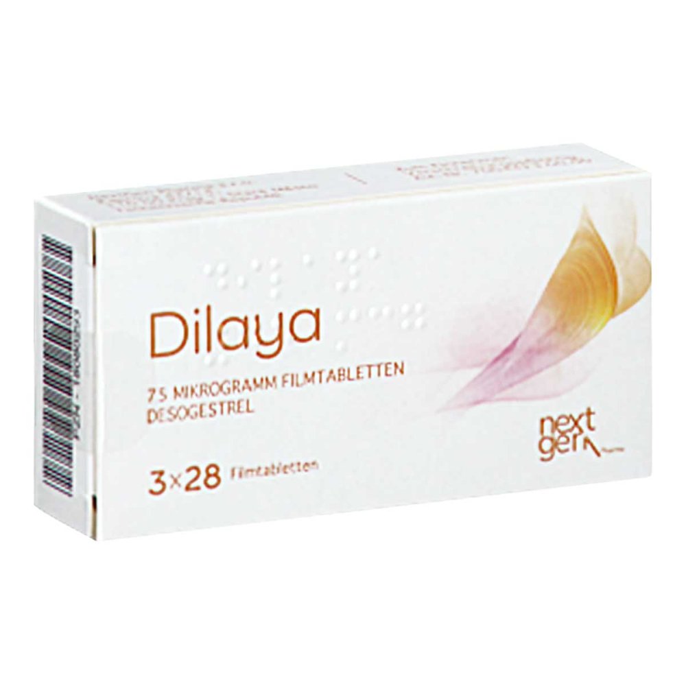 Dilaya 75 Mikrogramm Filmtabletten (3X28 stk)
