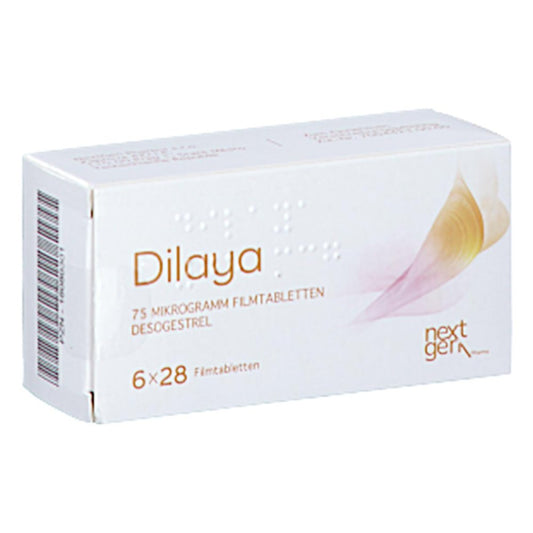 Dilaya 75 Mikrogramm Filmtabletten (6X28 stk)