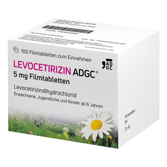 Levocetirizin Adgc 5 Mg Filmtabletten (100 stk)