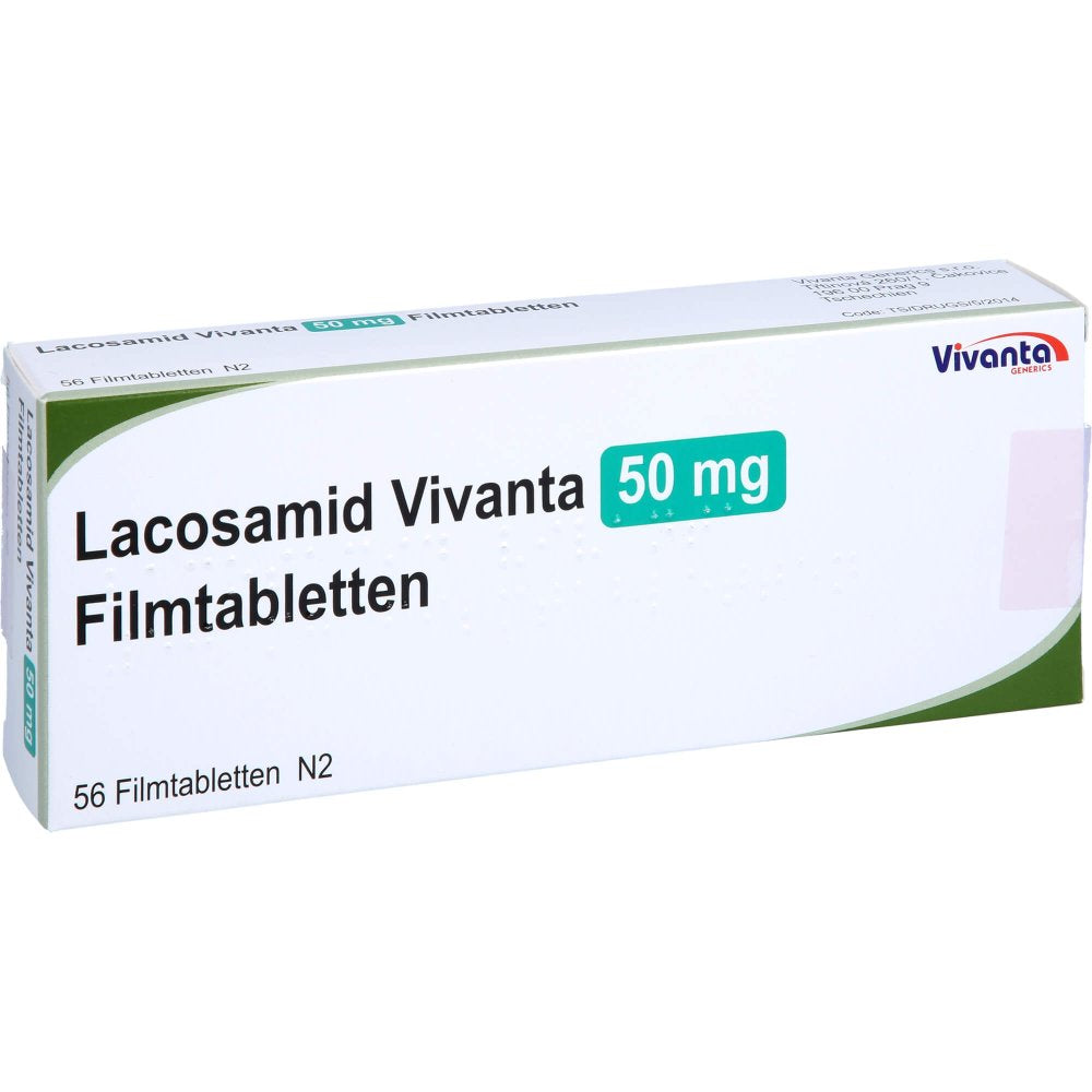 Lacosamid Vivanta 50 Mg Filmtabletten (56 stk)