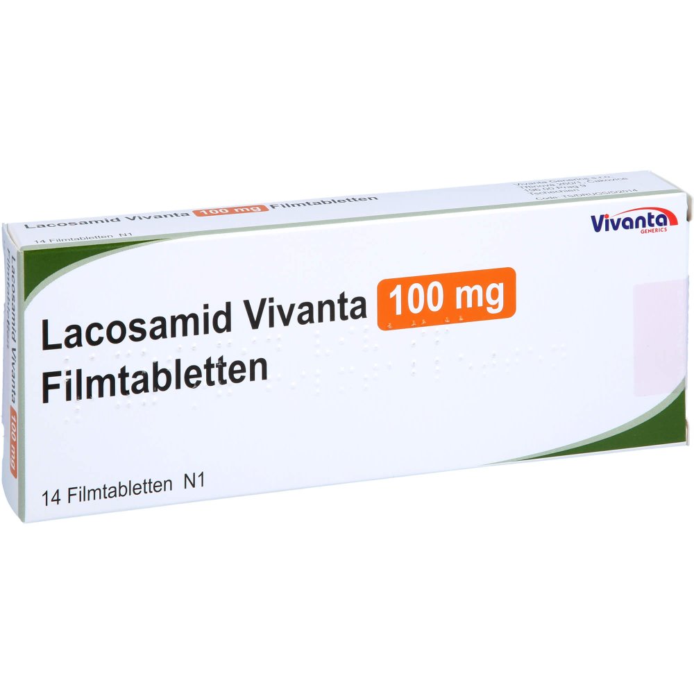 Lacosamid Vivanta 100 Mg Filmtabletten (14 stk)