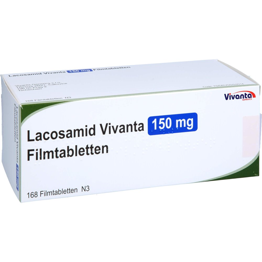 Lacosamid Vivanta 150 Mg Filmtabletten (168 stk)