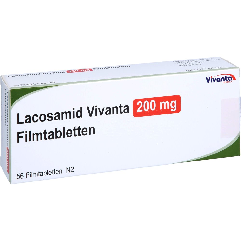 Lacosamid Vivanta 200 Mg Filmtabletten (56 stk)