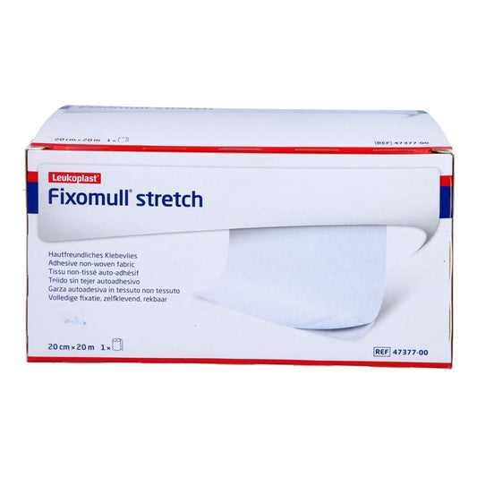 Das Produktfoto zeigt Fixomull Stretch 20 Cmx20 M (1 stk) PZN 18084345
