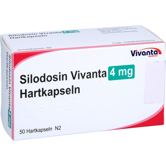 Das Produktfoto zeigt Silodosin Vivanta 4 Mg Hartkapseln (50 stk) PZN 18106615