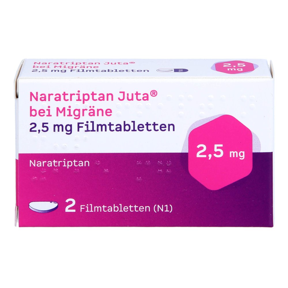 Naratriptan Juta Bei Migräne 2,5 Mg Filmtabletten (2 stk)
