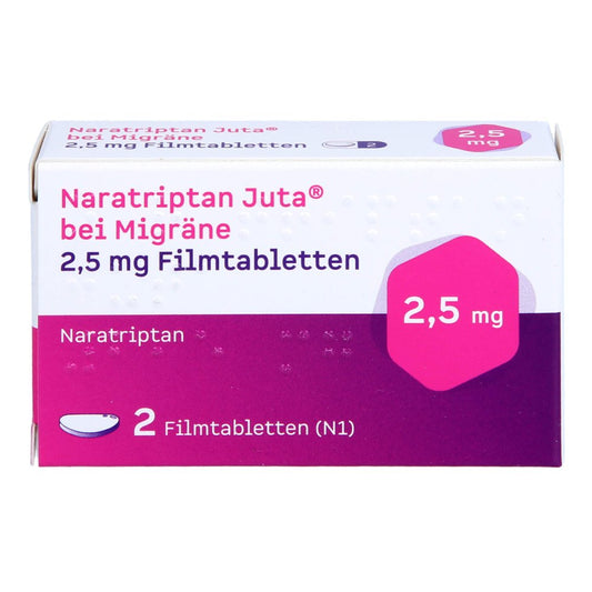 Naratriptan Juta Bei Migräne 2,5 Mg Filmtabletten (2 stk)