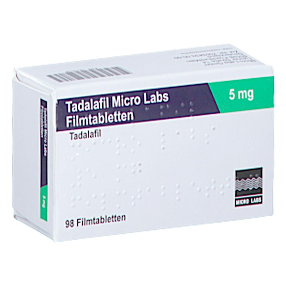 Tadalafil Micro Labs 5 Mg Filmtabletten (98 stk)